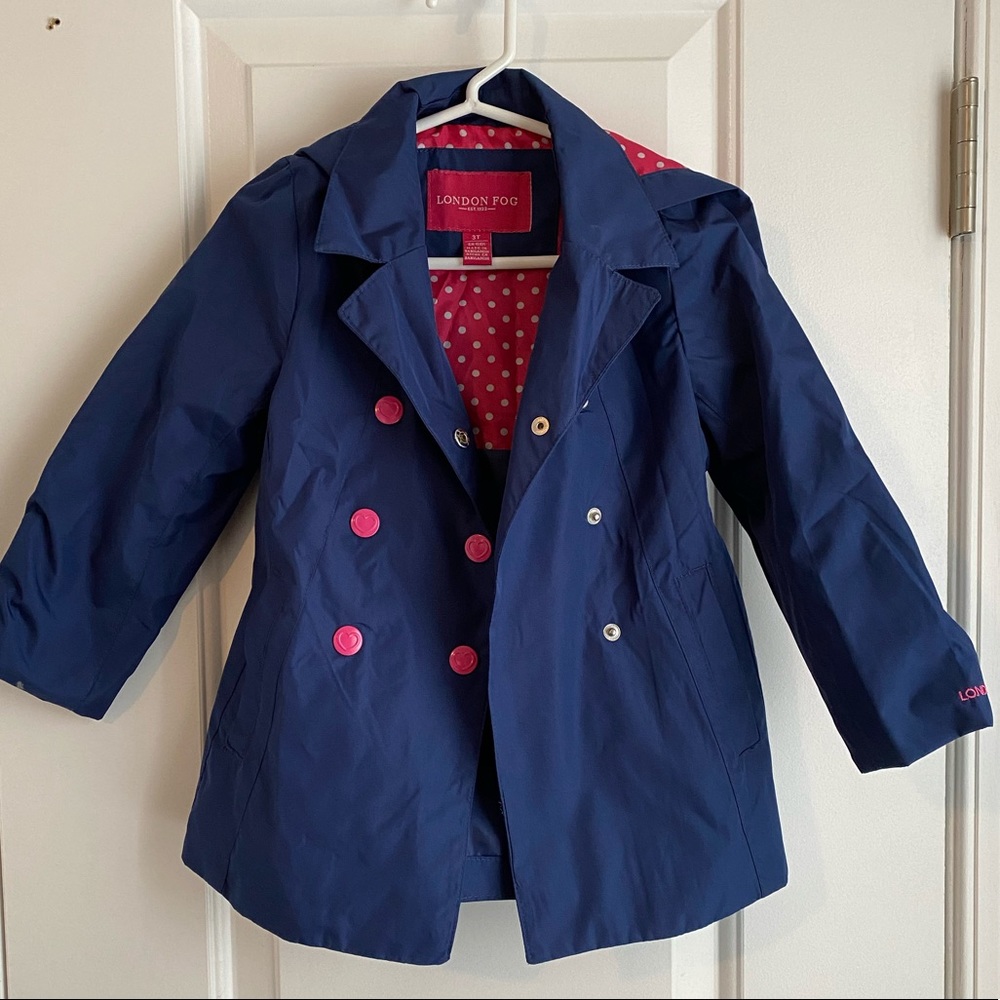 London Fog 3T toddler girls Rain Jacket